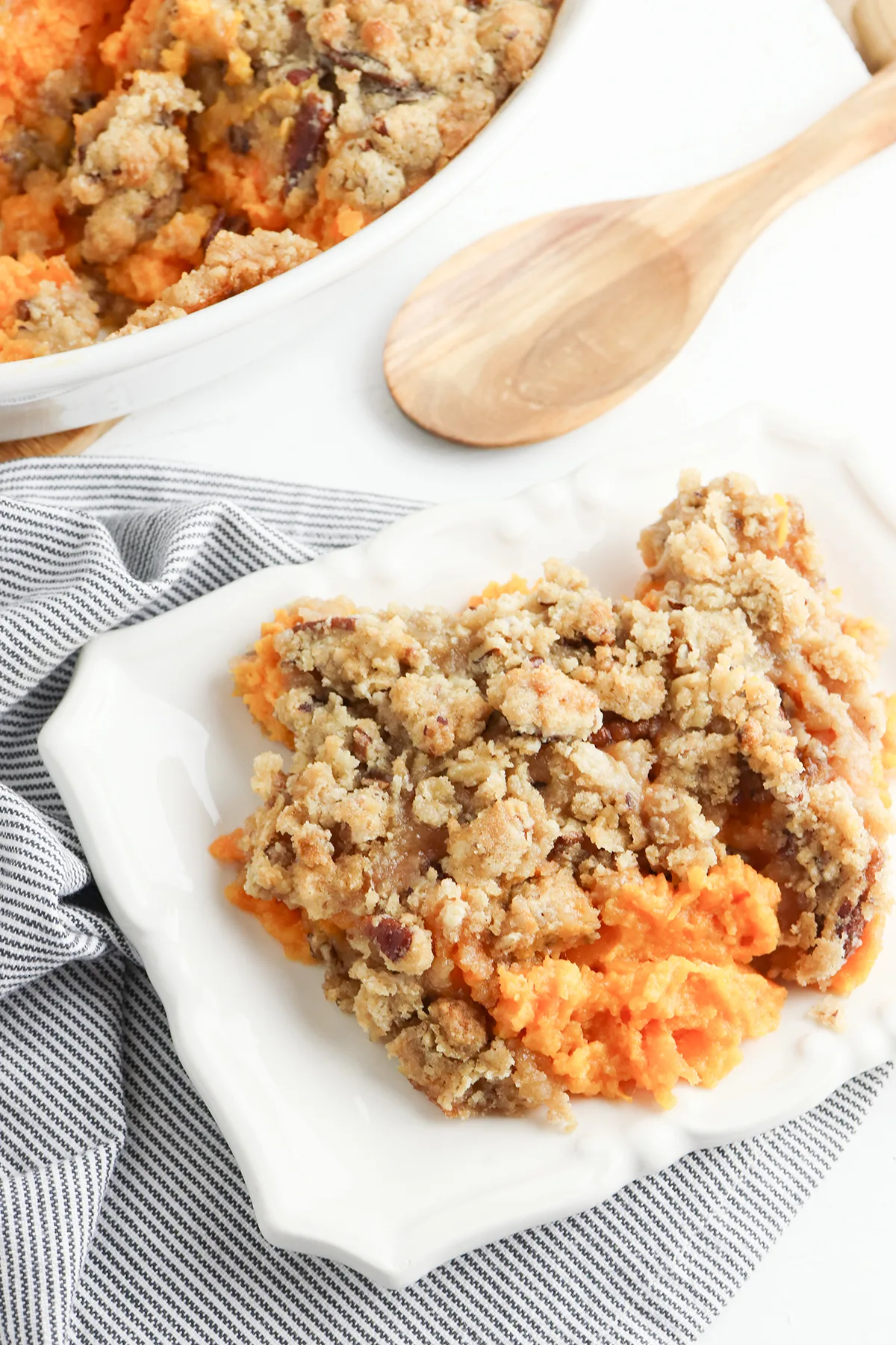 Sweet Potato Casserole With Pecan Topping - Recipes Simple