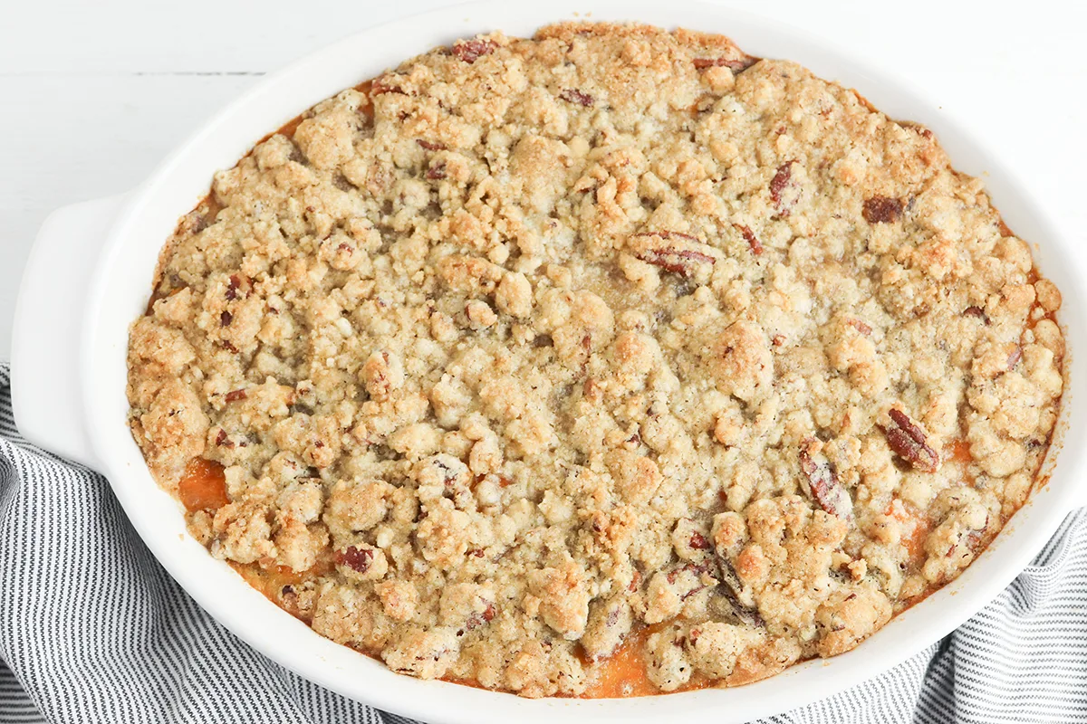 Sweet Potato Casserole With Pecan Topping - Recipes Simple