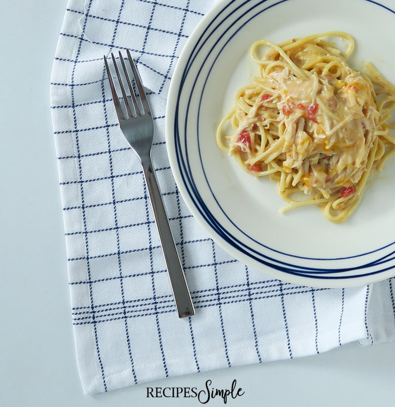 Slow Cooker Rotel Chicken Spaghetti Recipes Simple 7414