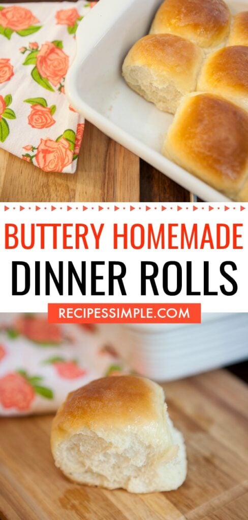 Buttery Homemade Dinner Rolls Recipe - Recipes Simple