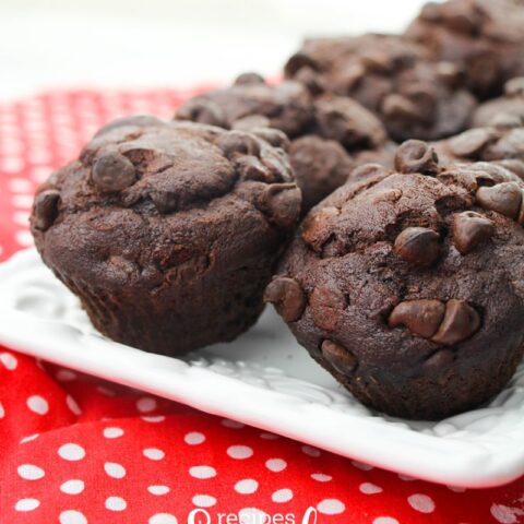 Double Chocolate Banana Muffins - Recipes Simple