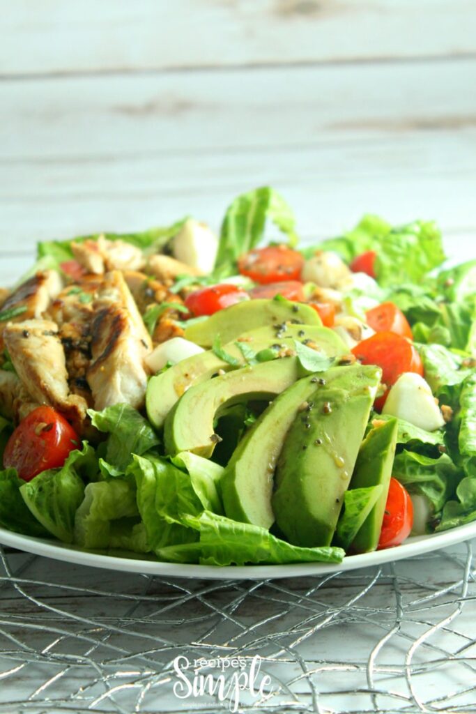 Chicken Avocado Caprese Salad - Recipes Simple