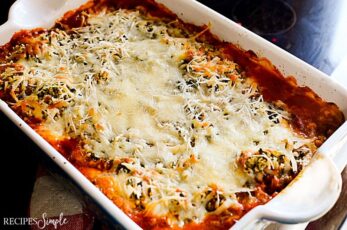 Chicken Parmesan Marinara Bake - Recipes Simple