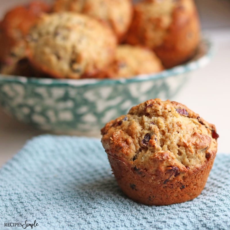 Cranberry Pecan Muffins Recipe - Recipes Simple