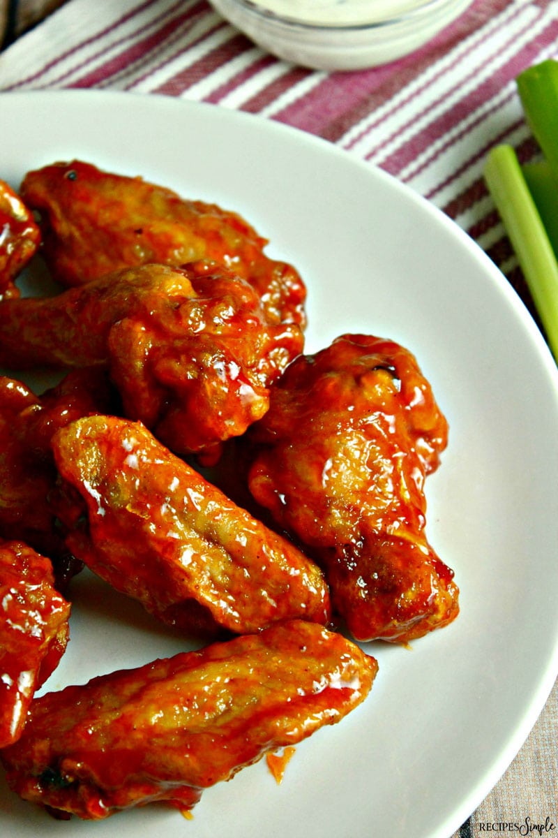 Crispy Oven Baked Hot Wings Recipes Simple