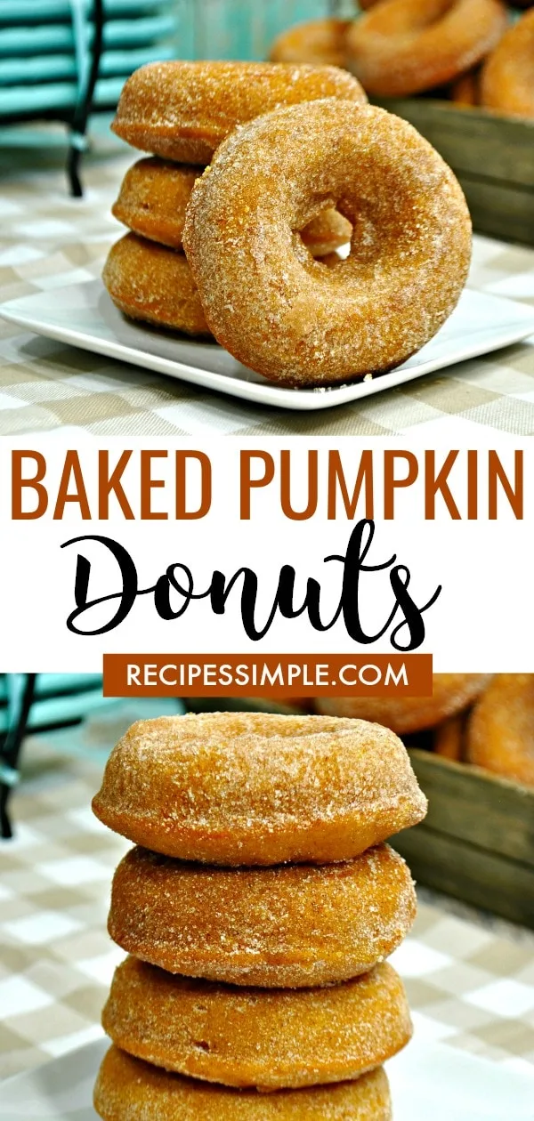 Baked Pumpkin Donuts - Recipes Simple