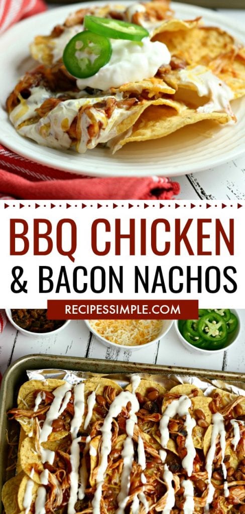 Slow Cooker Bbq Chicken And Bacon Nachos - Recipes Simple