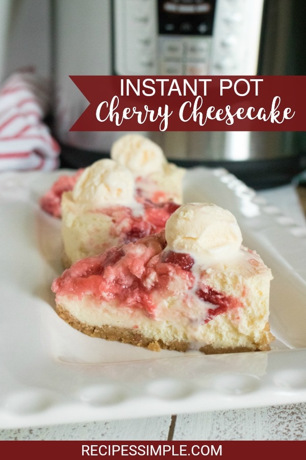 Cherry cheesecake instant online pot