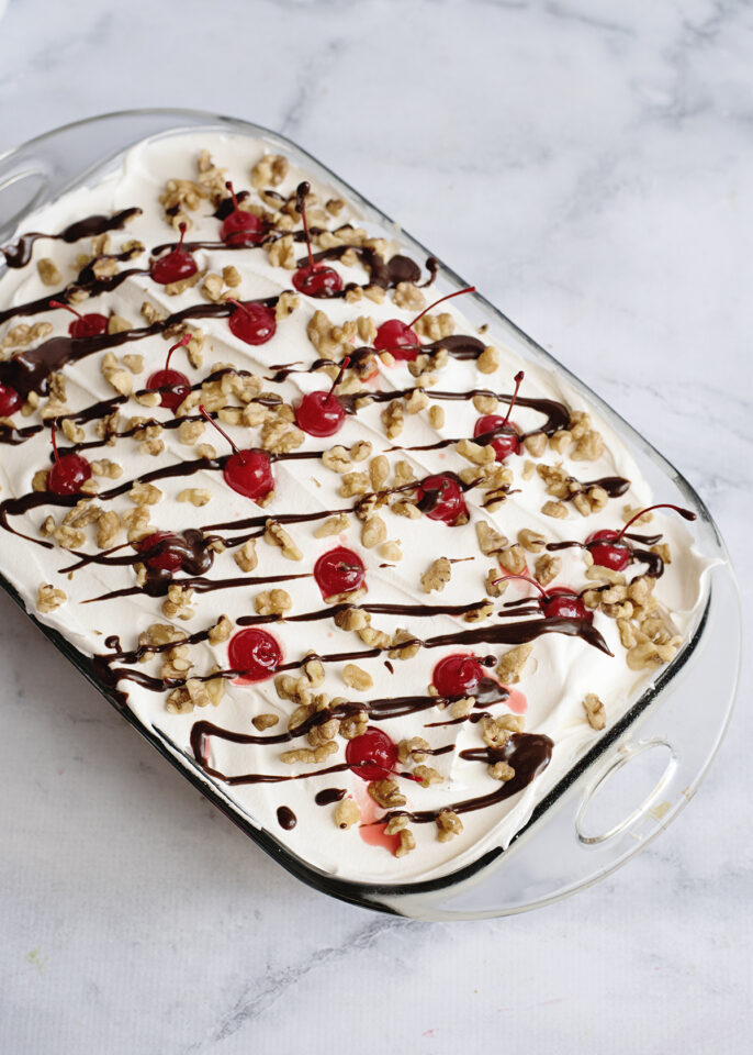 No Bake Banana Split Dessert Recipe - Recipes Simple