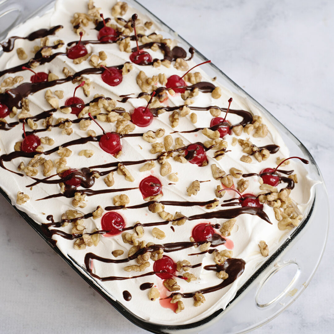 No Bake Banana Split Dessert Recipe - Recipes Simple