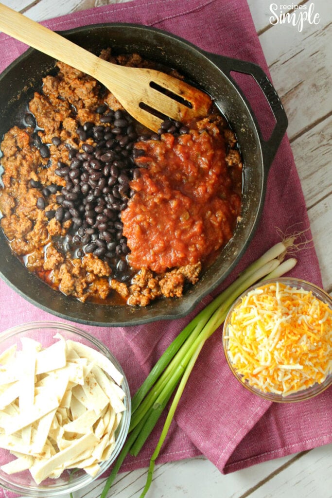 Easy Beef Burrito Skillet Recipes Simple