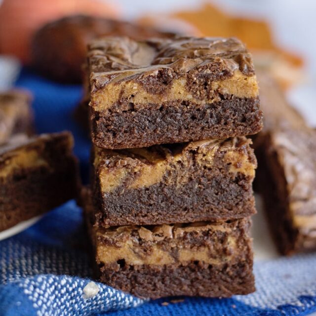 Chocolate Pumpkin Swirl Brownies Recipe - Recipes Simple