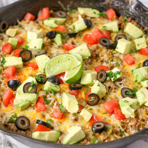 Taco Skillet Dinner (Low Carb) - Recipes Simple