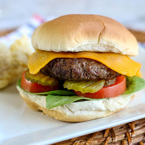 Perfectly Seasoned Air Fryer Hamburgers - Recipes Simple