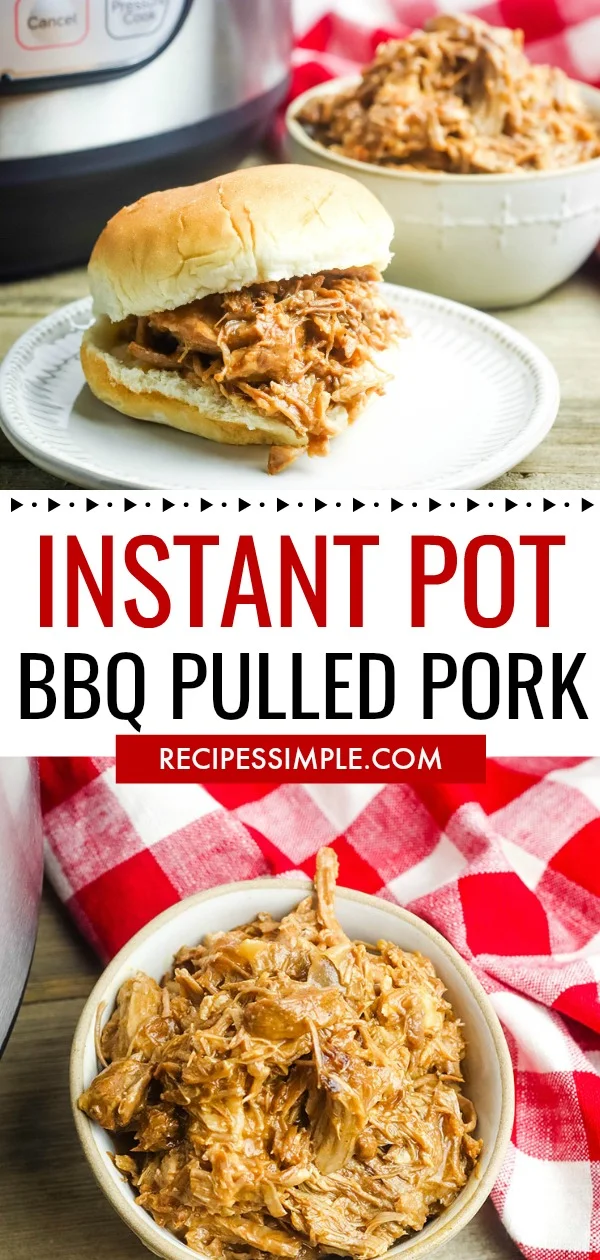 Instant Pot BBQ Pulled Pork - Recipes Simple