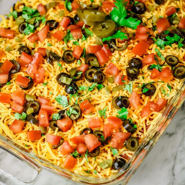 Mexican Layer Dip - Recipes Simple