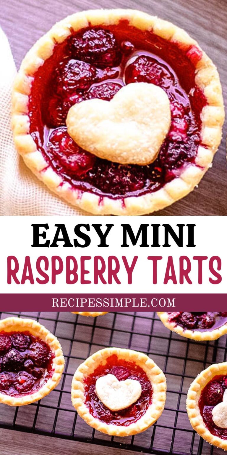 Mini Raspberry Tarts Recipe - Recipes Simple