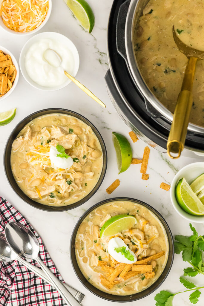 Instant Pot White Chicken Chili - Recipes Simple