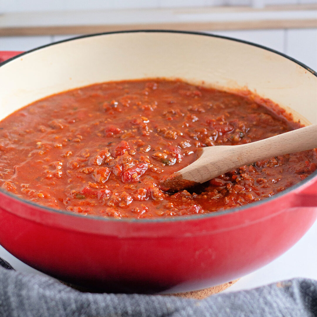 Homemade Spaghetti Meat Sauce - Recipes Simple