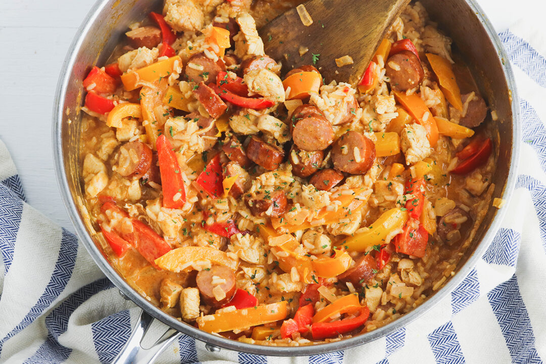 Cajun Chicken and Sausage Skillet - Recipes Simple