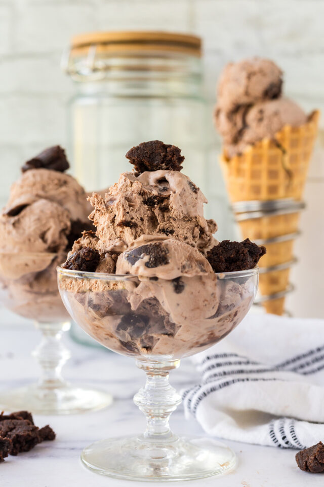 Chocolate Brownie Ice Cream - Recipes Simple