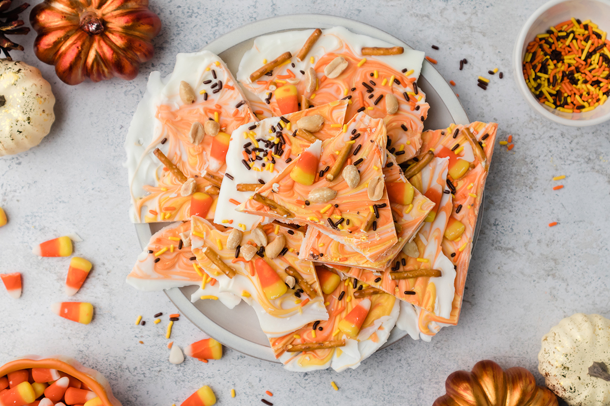 Candy Corn Bark - Recipes Simple