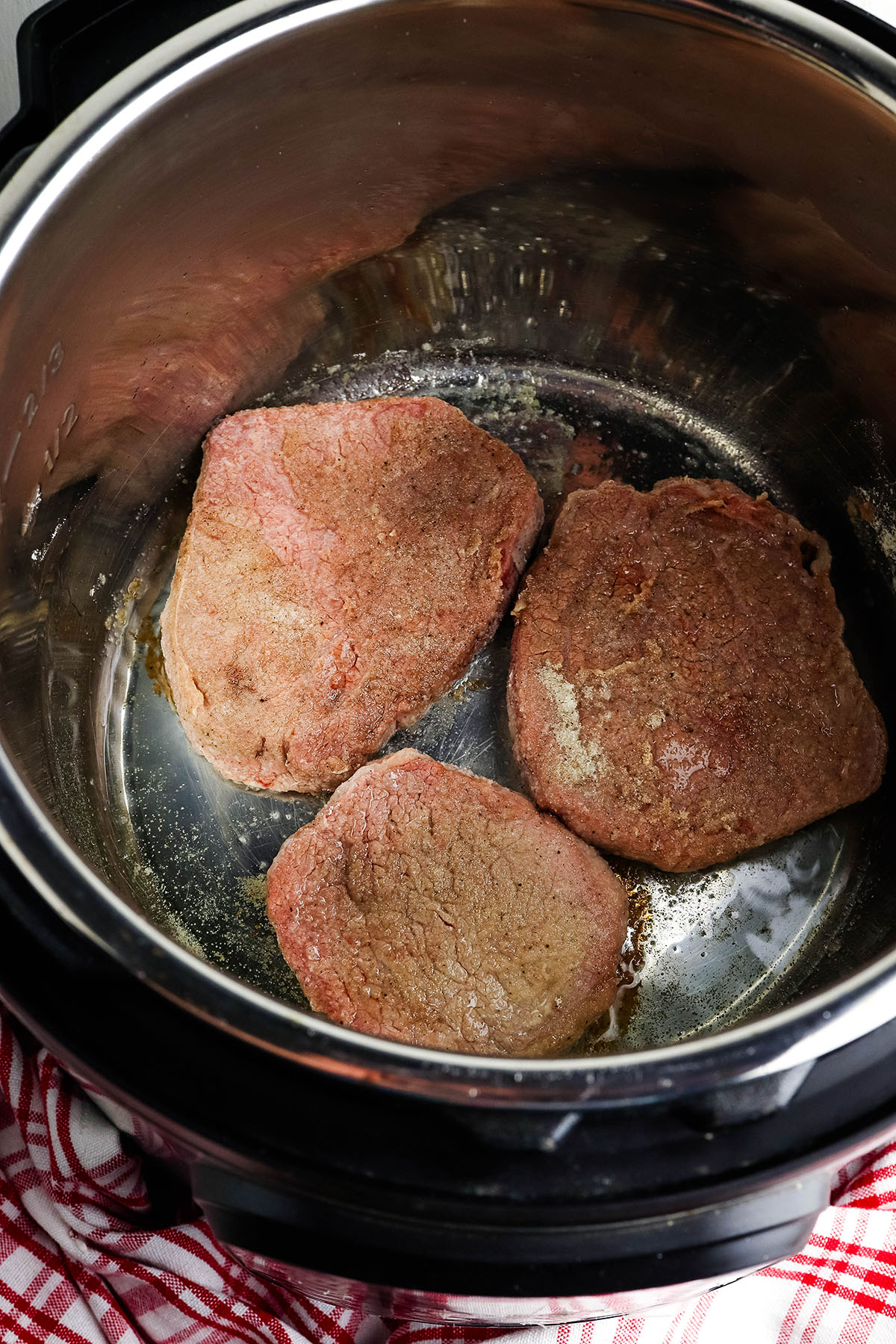 Cook steak in instant pot hotsell